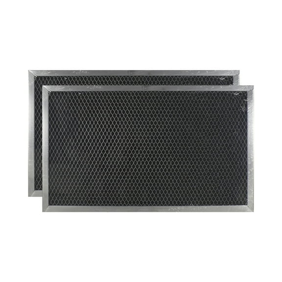 Air Filter Factory 9 x 15 x 3/8 Range Hood Charcoal Carbon Filters 2-Pack