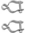 thumbnail image 5 of 2 Pack 1-5/8Inch Chain Link Fence Frame Gate Post Hinge/Galvanized Steel Zinc Pl, 5 of 5