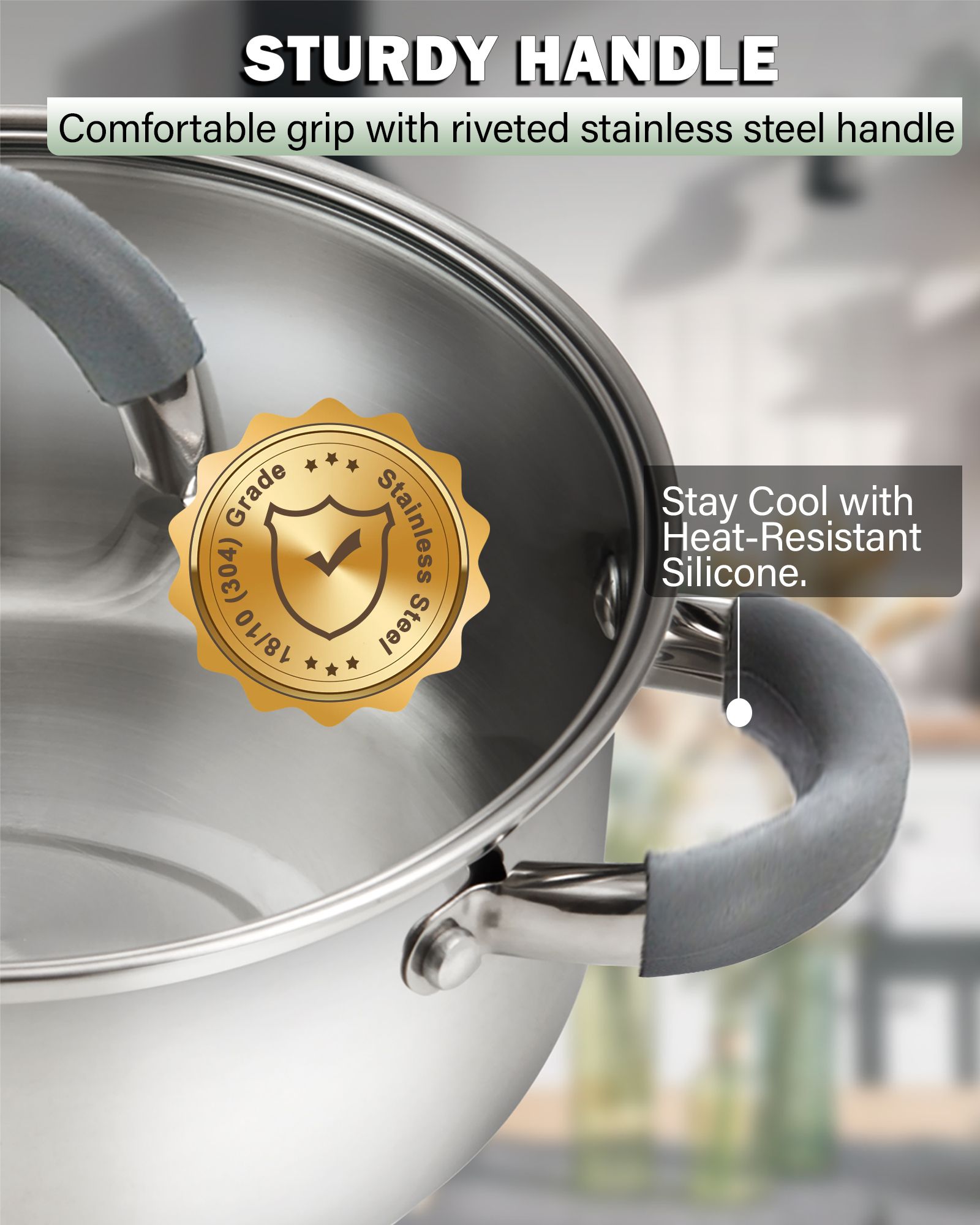 Cook N Home Basics 12-Piece Stainless Steel Cookware Set photo 3