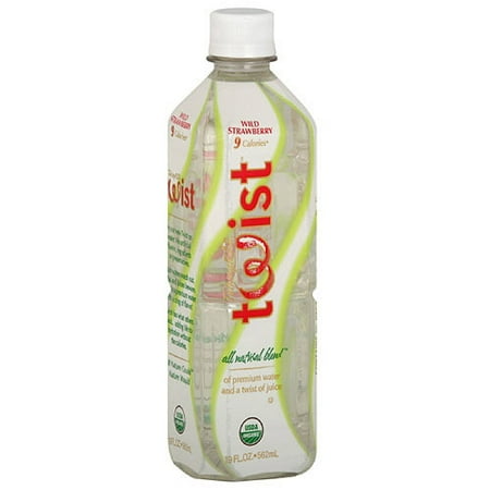 Talking Rain Twist Wild Strawberry Flavored Water, 19 oz (Pack of 12)