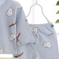 thumbnail image 4 of Linfrsh Baby Girl Preemie Clothes Preemie Twin Baby Boy Clothes Baby 5PCS Sleeve +Bib Tops+Hat+Pants Long Girls Outfits Long Sleeve Cute Grey,0-3 Months, 4 of 4