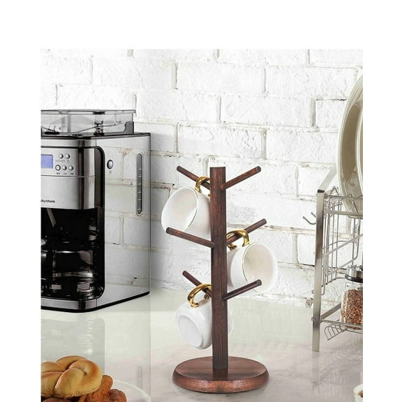 Wooden Mug Tree - Hearth & Hand™ with Magnolia Pickled Black