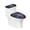 Wolf, variant on HELLHERO Comfortable and Practical for Household Elastic Bottom Toilet Bowl Cover Universal Soft Easy to Install, Dragonfly Flowers
