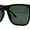 Matte Black Solid Green, variant on Mens Polarized Oversize Sport Horn Rim Rectangular Sunglasses Matte Black Solid Black