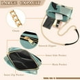 thumbnail image 3 of FORMRS Women Crossbody Purse with Chain Strap Vegan Leather Shoulder Handbag, Black Cat, 3 of 7