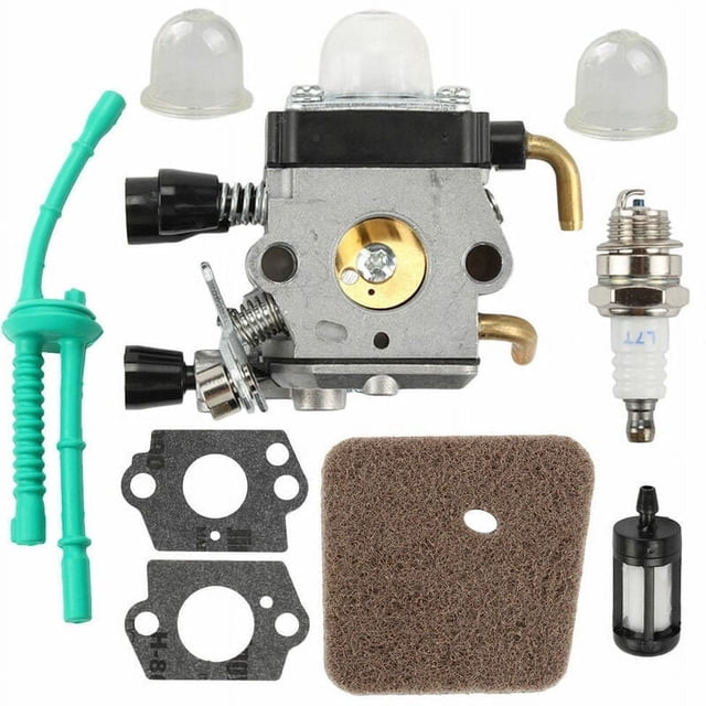 Smooth Running Engine Carburetor for STIHL FS38 FS45 FS55 KM55, Easy Install Replacement Kit for Weed Eater, Repair Pleasure with High Speed Needle Adjustment, Premium Element for Gardening Tasks