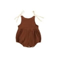 thumbnail image 4 of goowrom Baby Romper, Rainbow Patterns U-Neck Sleeveless Bodysuit, 4 of 7
