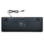 Mixfeer USB Interface Large Print Backlit Wired Keyboard USB Wired Lighted Keyboard