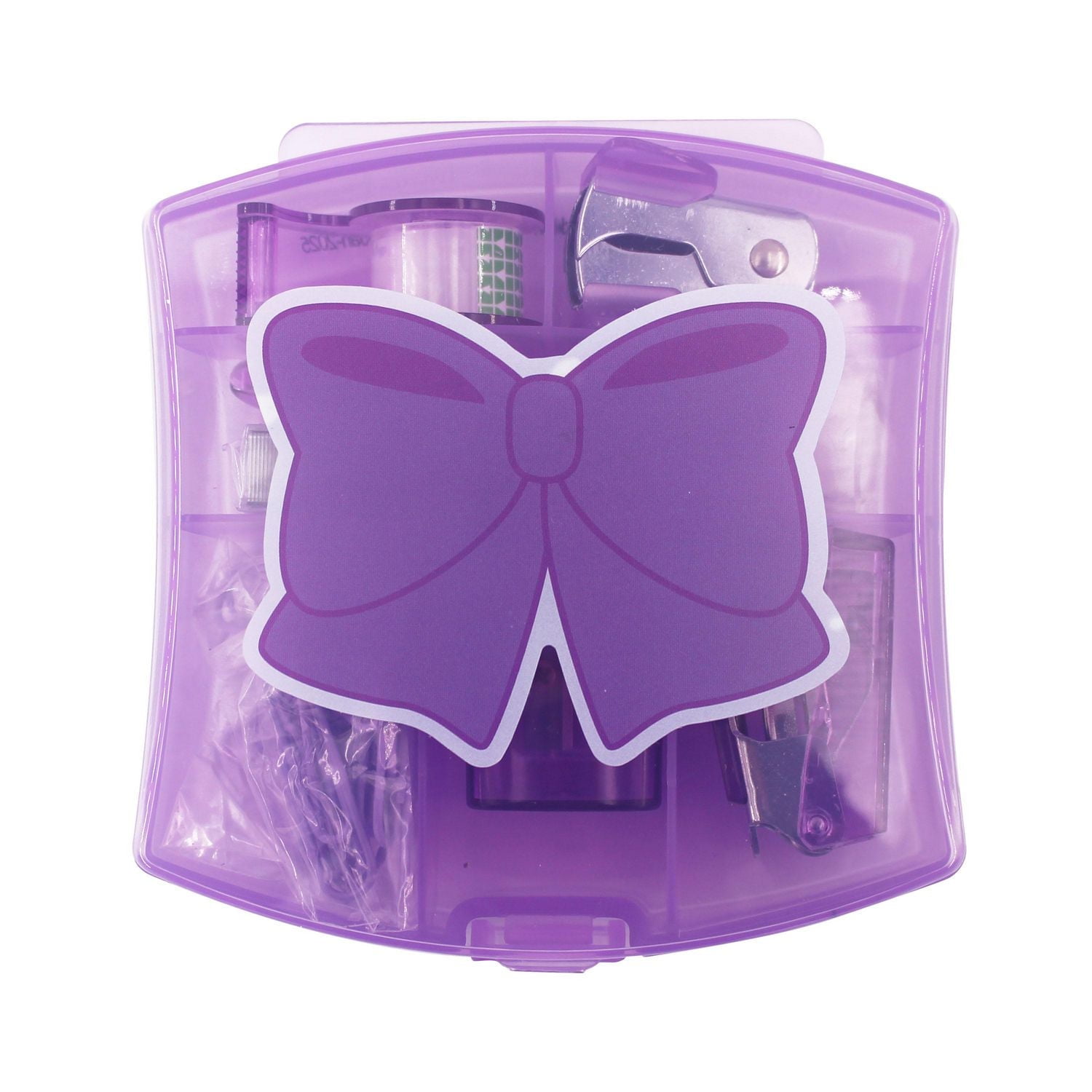 Ensemble de papeterie de bureau mini U Style, thème nœud Kit essentiel de rentrée 9-en-1