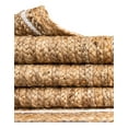 thumbnail image 6 of Unique Loom Braided Jute Collection Area Rug - Gujarat (2' 6" x 6' 1" Runner Natural and White/Ivory), 6 of 7