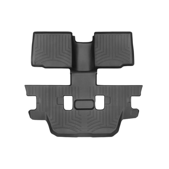 WeatherTech Custom Fit FloorLiners compatible with 2015-2016 Ford Explorer - One piece - 2nd and 3rd row coverage, Black