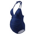 thumbnail image 4 of Women's Maternity Swimwear - Summer V Neck Bikini for Pregnancy, Beach Bathing Suits & Maternity Swimsuit,Size for S, 4 of 6