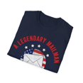 thumbnail image 4 of A Legendary Mailman Has Retired USA Flag Postal Worker Unisex T-Shirt, 4 of 4
