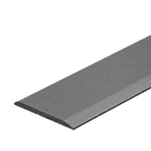 CRL S625BN Brushed Nickel Aluminum 5/8" Flat Face Mirror Edge Molding