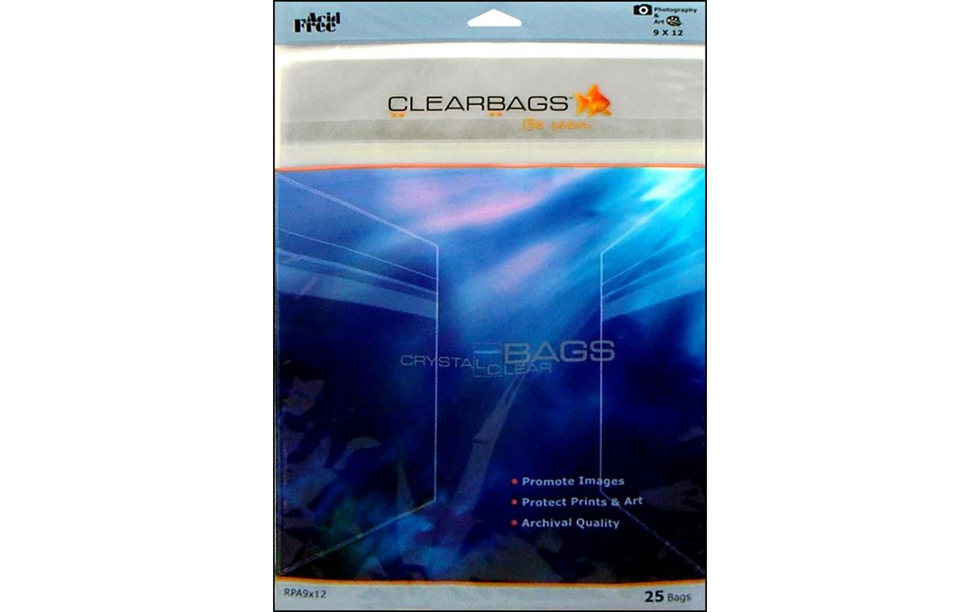 Clearbags Crystal Clear Bag 9X12 Photo 25Pc Walmart Canada