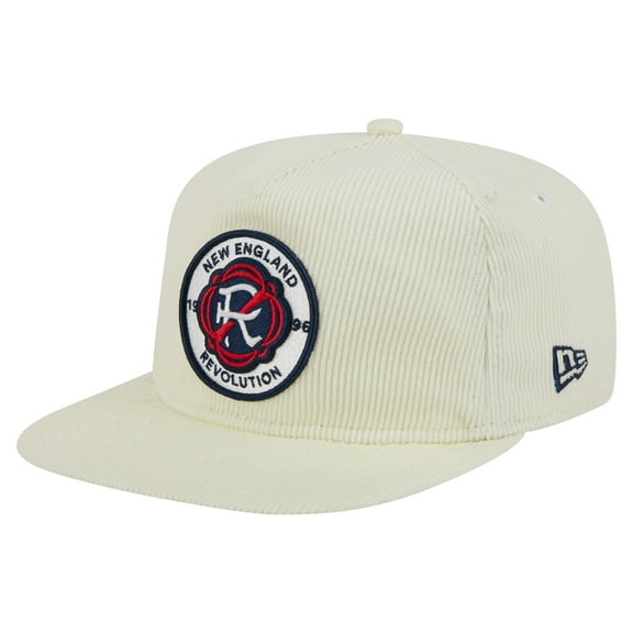 Men's-New Era  Cream New England Revolution 2025 Kickoff Snapback Golfer Hat