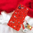 thumbnail image 1 of Reindeer 3D Christmas Santa Claus Tree Hat Case For iPhone 7 8 Plus 6 6S Plus Snowman 3D Key Chain Tpu Phone Cover, 1 of 5