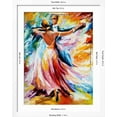 thumbnail image 5 of Art.com Dance Waltz Art Print by Leonid Afremov, White Frame Wall Art, 32" x 40", 5 of 5