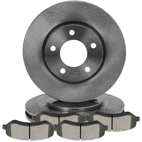 Brakes Kits, CCIYU Front Premium Brake Rotors   Ceramic Brake Pads fit for 2003-2007 for Chrysler Town & Country,2001-2007 for Dodge Caravan,2001-2006 for Dodge Grand Caravan