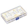 thumbnail image 4 of Inserts Filetés, Uniforme Résistant aux Vibrations de Charge M2-M14 Ensemble d'Inserts Filetés Fendus 102Pcs avec Étui de Rangement pour les Meubles de Réparation pour Matériaux Souples, 4 of 8