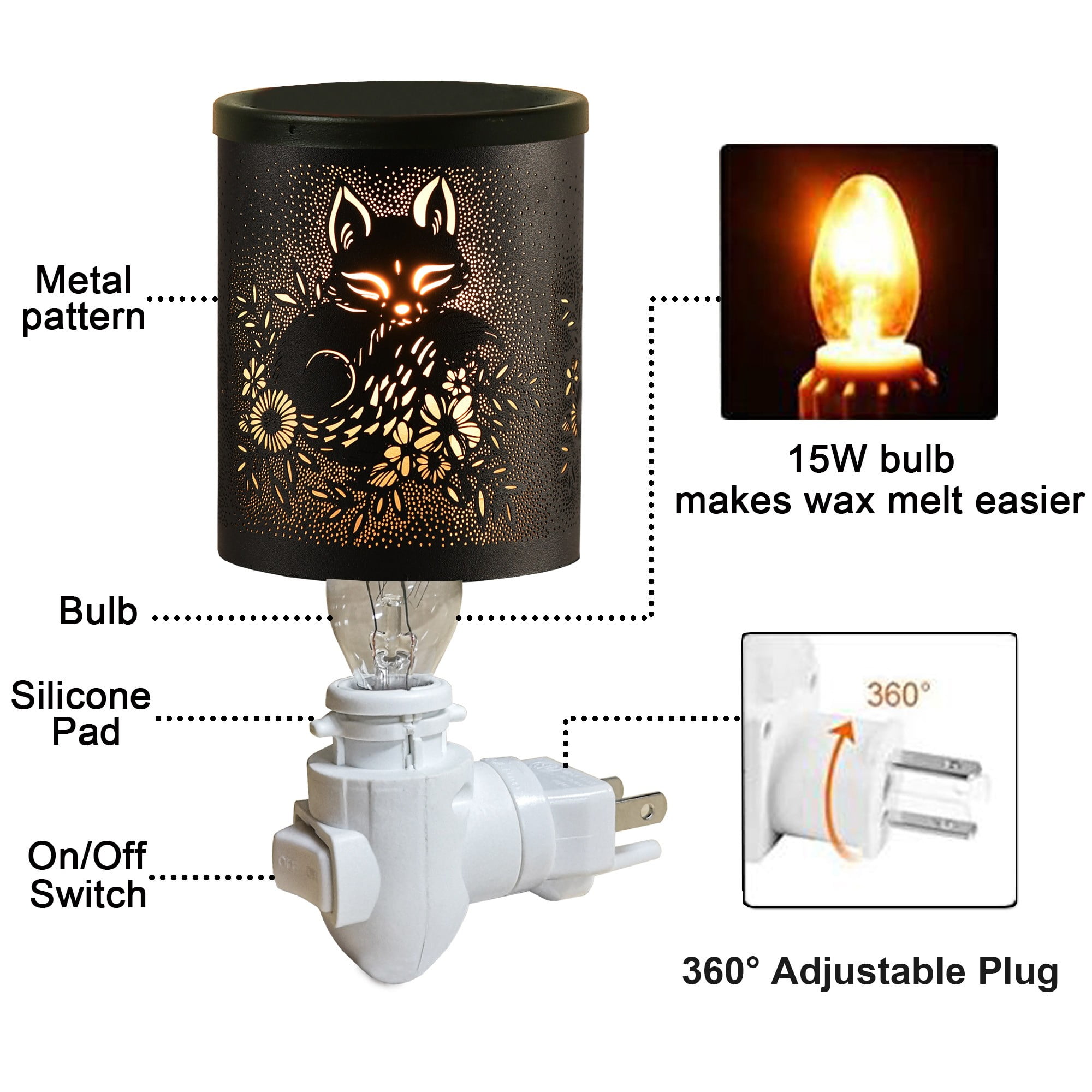 Plug-in Burner: Glass Bud