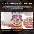 thumbnail image 4 of Miangastore 4 Pcs Napperons Style Adorable Isolation Tapis Assiette Tasse sous-Verres Ménagers, 4 of 8