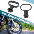thumbnail image 2 of Unique Bargains 10pcs Black Rubber Front Fender Speedometer Cable Guide Holder for Motorcycle, 2 of 6