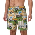 thumbnail image 2 of Xecao Construction Machinery1 for Men's Swimming Trunks Swim Trunks Quick Dry Swim Shorts with Mesh Lining Funny Swimwear Bathing Suits, 2 of 9