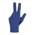 thumbnail image 1 of Gants de Billard à 3 Doigts avec Dragonne Ajustable pour Snooker et Piscine, Bleu Foncé, 1 of 8