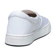 thumbnail image 7 of MaCae Unisex Canvas Slip On Fashion Shoe With Unique Sole, Cute Shoes, Canvas Shoes, Slip On Sneakers, Skateboard Shoes, Slip On Tennis Shoes - White/Jaguar, 12M/13W, 7 of 7