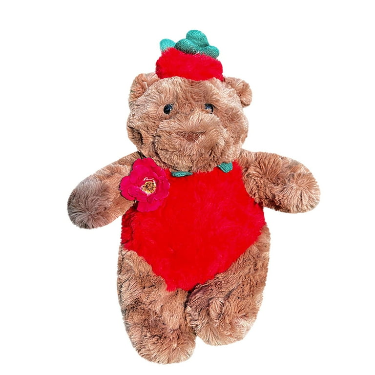 Jellycat Bartholomew Bear Strawberry Stuffed Animal Plush