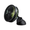 thumbnail image 3 of Ventiladores de coche eléctrico para SUV RV camión barco bajo ruido fuerte viento coche ventilador USB F403 Cola Mini ventilador de coche, 3 of 8