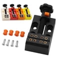 thumbnail image 4 of 8 Holes Table Vice Carving Bench Clamp Flat Pliers Drill Press Adjust Hand Tools Red, 4 of 7