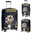 thumbnail image 2 of Happy New Year Newfoundland Welcome 2025 Balloon Firework Party Travel Luggage Cover Newfie Dog Lover Gifts Suitcase Dust Protective Decor - 01014, 2 of 5