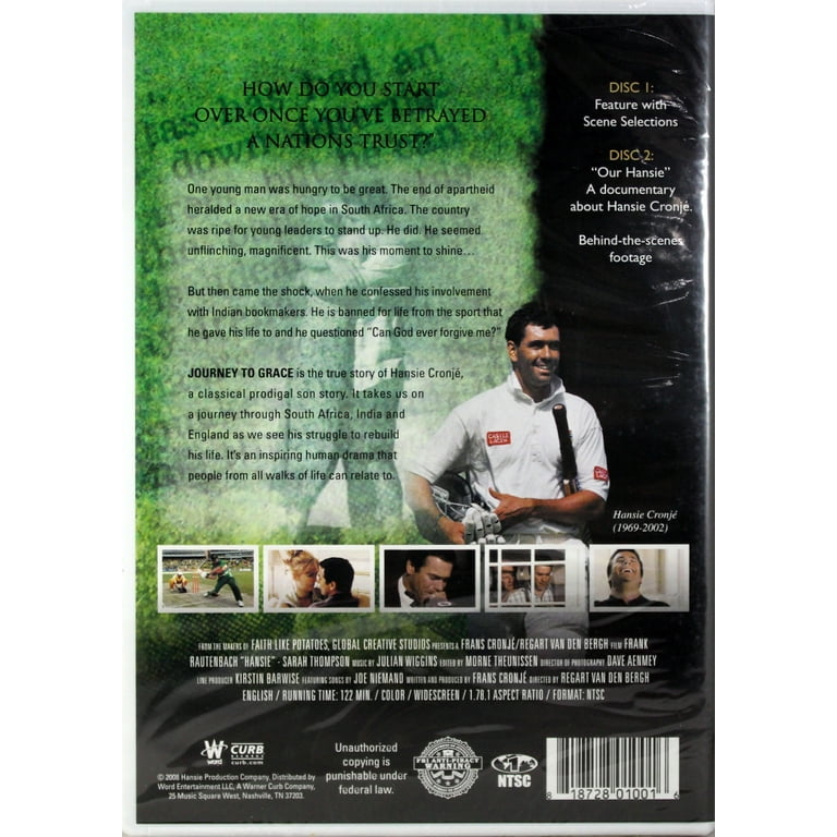 Journey to Grace: The Hansie Cronje Story (DVD) - Walmart.com