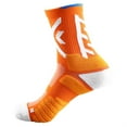 thumbnail image 2 of Orange Socks for Women Basketball Socks Cushioned Athletic Sports Crew Socks for Men & Women on Sale Clearance, 2 of 4