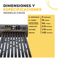 thumbnail image 4 of CALENTADOR SOLAR A GRAVEDAD DE 10 TUBOS 115 LTS, 4 of 4