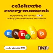M&MS World Pink Milk Chocolate Candy 2lb Bag for Celebrations and Party Favors