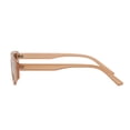 thumbnail image 4 of Prettyia Sunglass Mujer Retro Plástico Irregular Marco Gafas Sombras Marco marron jinwen Gafas de sol rectangulares para mujer, 4 of 5