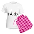 thumbnail image 5 of CafePress - Paris Women's Light Pajamas - Women's Short Sleeve Print T-Shirt and Pants Light Cotton Pajama Set, 5 of 7