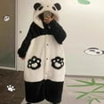 thumbnail image 2 of Invierno Unisex el Panda batas disfraces Onesies Kigurumi Unicron Cosplay pijamas adultos pijamas ropa de dormir de animales mono Anime, 2 of 5