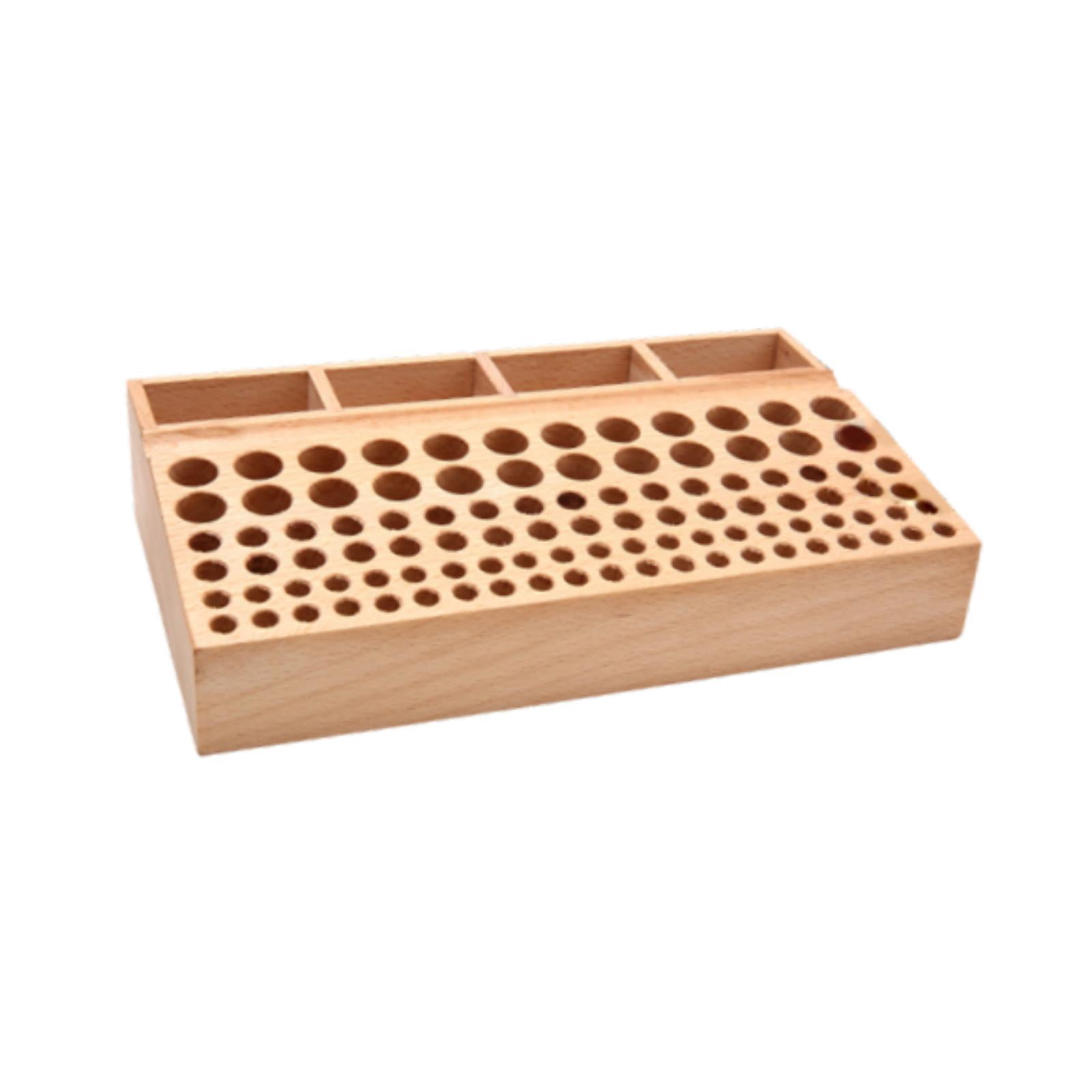 Wxqbjtam Leather Craft Tool Holder Home Wood Leathercraft Stand Holder for Painting Brush