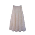 thumbnail image 2 of Women's High Waisted Maxi Skirt Multi Tiered Ruffle Tulle Mesh A-Line Skirt Flowy Lightweight Layered Skirt for Party Club Prom Evening Date Night Elegant Chic Style, 2 of 5