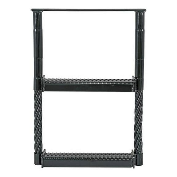 Buyers Products 1.375"/24" H X 17.5" W X 1.375" Step Surface 2 Rungs Cable Truck Step Multiple Heights And Widths BPC-5232417