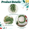 thumbnail image 4 of Satmonnus 9FT Norfolk Pine Garland, Real Touch Artificial Long Greenery Christmas Garlands for Table, Mantle, Wall, Stairs, Fireplace, Indoor & Outdoor Xmas Holiday Decorations (1 Pcs), 4 of 11