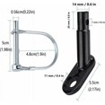 thumbnail image 2 of Enganche de remolque de bicicleta de 2 piezas, adaptador de enganche de remolque de bicicleta, acoplador de enganche de remolque de bicicleta, para remolque de bicicleta para niños,, 2 of 5