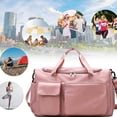 thumbnail image 5 of Bolso del gimnasio de los deportes del compartimiento de los zapatos con el bolsillo separado mojado seco para los hombres y las mujeres, bolso de la yoga del bolso, 5 of 5
