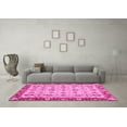 thumbnail image 3 of Ahgly Company Indoor Rectangle Oriental Pink Traditional Area Rugs, 7' x 9', 3 of 4