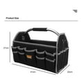 thumbnail image 5 of Large Capacity Sturdy Tool Bag Waterproof Multi Compartment Organizer Reinforced Base, 5 of 19