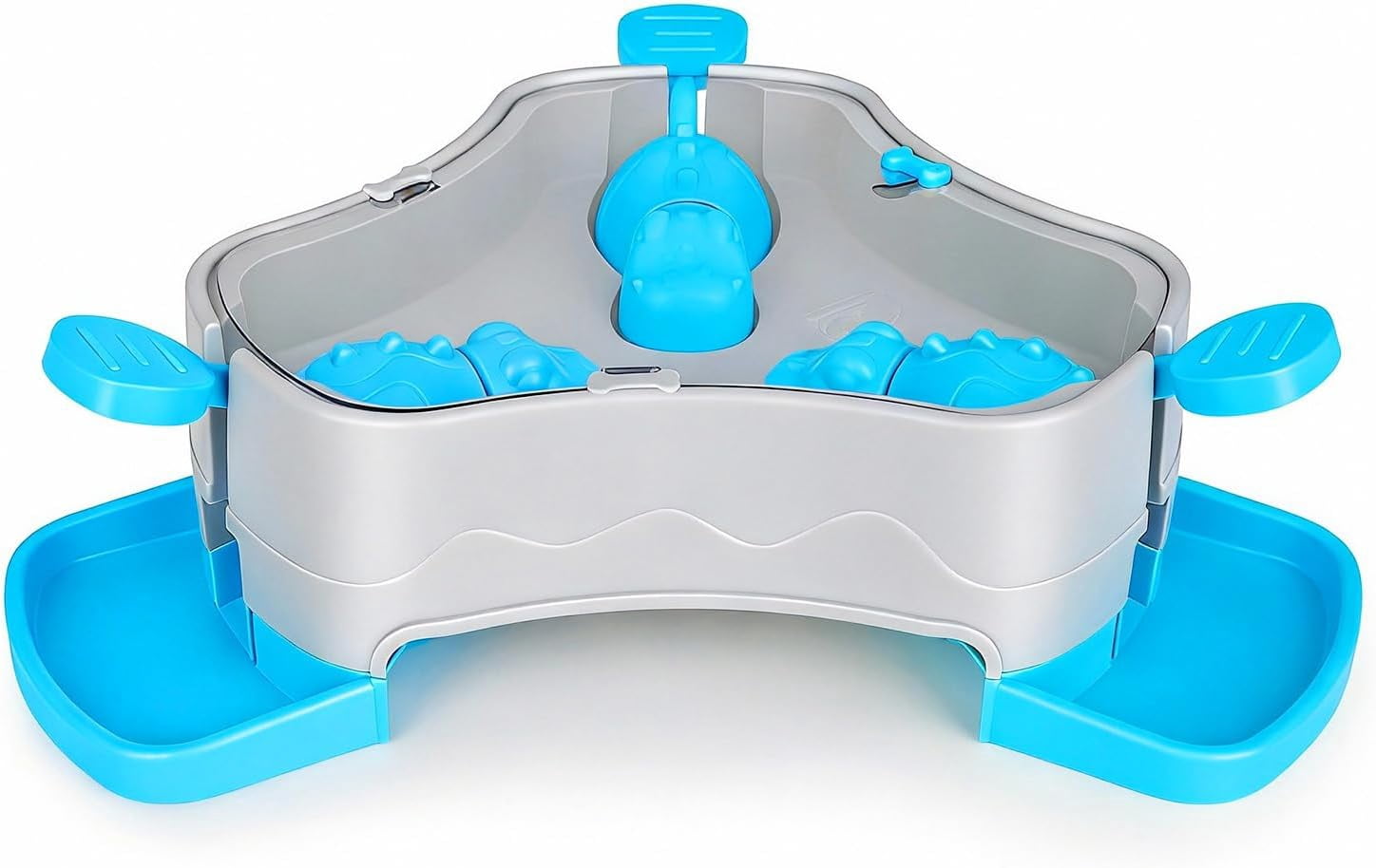 3-in-1 Press-Type Dog Treat Dispenser Puzzle Toy with No-Slip Slow Feeder for Interactive Brain Training and Enrichment for Smart Dogs and Cats, 3 Color Options